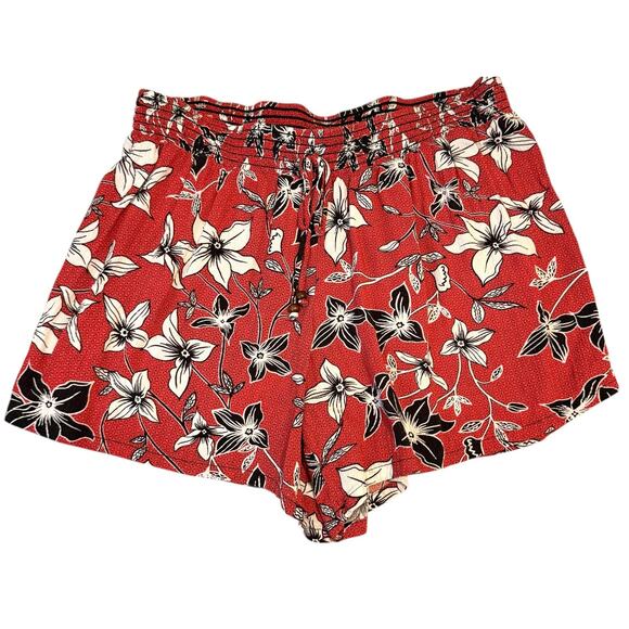 Apt 9 Hawaiian Short Pull On Elastic Waist Womens Medium - Picture 1 of 6